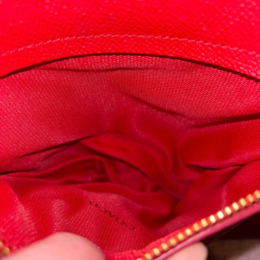 Coach GUC Town Car Tote in Red Leather - Picture 2 of 12